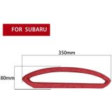 Car Suede Wrap Middle Air Outlet Cover for Subaru BRZ / Toyota 86 2013-2020  Left and Right Drive Universal(Red)