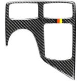 Auto koolstofvezel Duitse kleur centrale controle armleuning box multimedia paneel een decoratieve sticker voor Mercedes-Benz GLE 2015-2018/GLS 2016-2018/M klasse 2012-2015  links rijden