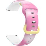 Voor Fitbit Versa Printing Butterfly Buckle siliconen horlogeband