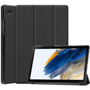 Voor Samsung Galaxy Tab A8 10.5 2021 Enkay Custer Texture Lederen Smart Tablet Case (Zwart)