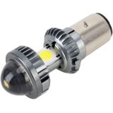 BA20D DC9-18V / 4 7W (H)2.2W(L) / 6000K / 500LM Motorcycle LED Koplamp met COB Lamp Kralen