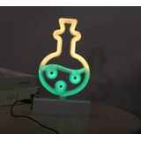 LED Neon Light Feestelijke Sfeer Decoratie Lichten Bar Shop Decoration Lights (ronde fles)