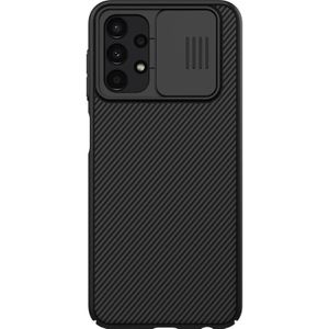 For Samsung Galaxy A13 4G NILLKIN Black Mirror Series Camshield PC Phone Case(Black)