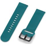 Voor Amazfit GTS4 Mini Effen Kleur Zachte Siliconen Horlogeband  Maat: S Maat (Groen)