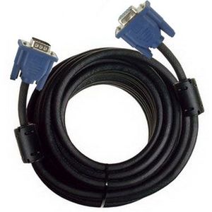 Hoge kwaliteit VGA 15 Pin mannetje naar VGA 15 Pin vrouwtje kabel voor LCD Monitor  Projector  etc (Lengte: 5m)