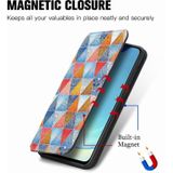 Voor Samsung Galaxy S23 + 5G Case Neo kleurrijke magnetische lederen telefoonhoes (Rhombus Mandala)