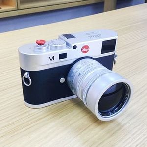 Niet-werkende Fake Dummy DSLR Camera Model Foto Studio Props voor Leica M  lange Lens(Silver)