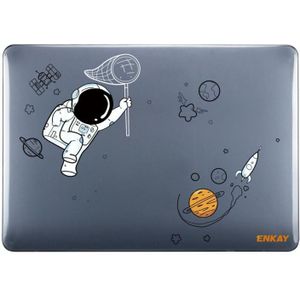 Enkay Spaceman Pattern Laotop Beschermend Crystal Case voor MacBook Air 13.3 Inch A2179 / A2337 (Spaceman No.2)