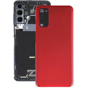 Batterij achterklep met cameralensdeksel voor Samsung Galaxy S20 (rood)