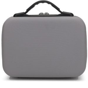 Diamond Texture Shockproof PU Portable Safety Protective Box Storage Bag voor DJI Osmo Mobile 4(Grijs)