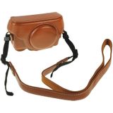 Retro Stijl PU leren Camera Tas met Draagriem voor Sony RX100 M3 (bruin)