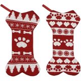 Kerstversiering Kerst Bone Socks Gift Bag Hanger (Dog Paw)