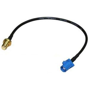 Fakra C male naar RP-SMA female connector adapter kabel/connector antenne