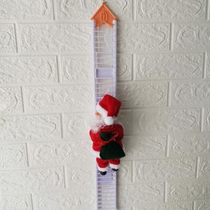 Elektrische Santa Claus Speelgoed Kerstkinderen Gift Decoratie  Specificatie: Ladder Een huis