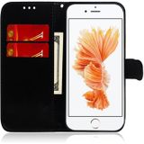 Voor iPhone 6 & 6s effen kleur kleurrijke magnetische Buckle horizontale Flip PU lederen draagtas met houder & kaartsleuven & portemonnee & Lanyard (goud)
