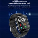 TK10 1 91 inch IP68 waterdichte lederen band smartwatch ondersteunt AI medische diagnose / bloedzuurstof / lichaamstemperatuurbewaking