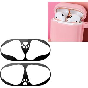 Voor AirPods Pro 3 Stofdichte Binnencover Frame Metal Sticker (Zwart)