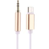 96cm USB-C / Type-C tot 3.5mm mannelijke Audio Adapter Kabel  Voor Samsung Galaxy S8 & S8 PLUS / LG G6 / Huawei P10 & P10 Plus / Oneplus 5 / Xiaomi Mi6 & Max 2 nl andere Smartphones(Goud)