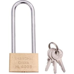 Koper hangslot small lock  stijl: Long Lock Beam  30mm niet open