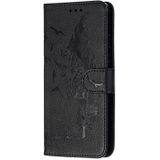 Feather patroon Litchi textuur horizontale Flip lederen draagtas met portemonnee & houder & kaartsleuven voor Xiaomi Redmi 7 (zwart)