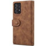 Voor Samsung Galaxy A53 5G Retro Frosted Horizontal Flip Leather Telefoon Case (Brown)