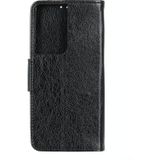 Voor Samsung Galaxy S30 Ultra / S21 Ultra Nappa Texture Horizontale Flip Lederen case met Holder & Card Slots & Wallet(Zwart)
