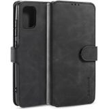 Voor Galaxy A31 DG. MING Retro Oil Side Horizontale Flip Case met Holder & Card Slots & Wallet(Black)