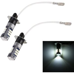 1 Paar H3 DC12V / 5W auto LED Mistlamp met 42LEDS SMD-2016 Lamp kralen (wit licht)