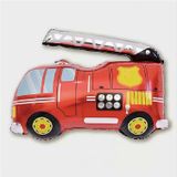 Baby Birthday Party set kinderen speelgoed auto aluminium ballon  stijl: brandweerwagen