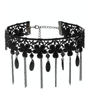 Fringe Kant Gothic Lolita Vintage Ketting  Stijl: 1556