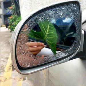 Auto ovaal huisdier achteruitkijkspiegel beschermende venster duidelijk anti-mist waterdichte regen Shield film  grootte: 11 * 16cm