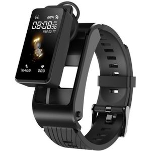 H21 1 14 inch Silicon Band Oortelefoon Afneembaar Smart Watch Ondersteuning Temperatuurmeting / Bluetooth Bellen / Spraakbesturing