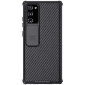 Voor Samsung Galaxy Note 20 NILLKIN Black Mirror Pro Series Camshield Volledige dekking Stofdichte krasbestendige telefoonhoes (Zwart)