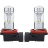 2 PC's H8/H11 60W 1200 LM 6000K auto mistlampen met 12 CREE XB-D LED-lampen  DC 12V (wit licht)