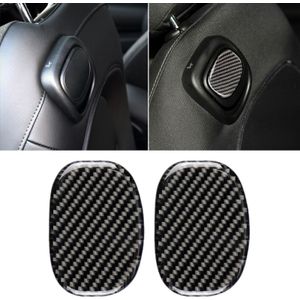 Autostoel terug handvat Carbon Fiber decoratieve sticker voor BMW Mini Cooper F55/F56