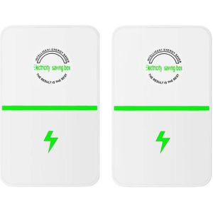 2 stks Home Energy Saver Elektrische Meter Saver (EU Plug)