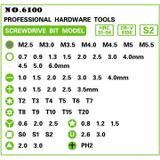 60 in 1 S2 gereedschap stalen precisie schroevendraaier Nutdriver bits reparatie tools Kit (blauw)