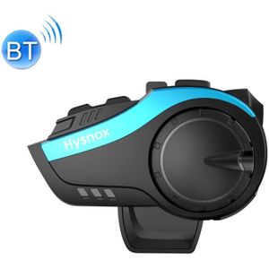 Hysnox HY-02 Bluetooth 5.0 Motorhelm Headset 2000M 6 Riders Intercom Headset (Blauw)