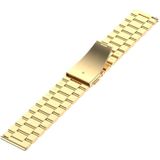 22mm Steel Wrist Strap Watch Band voor Fossil Gen 5 Carlyle  Gen 5 Julianna  Gen 5 Garrett  Gen 5 Carlyle HR (Goud)