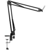 BM-800 Mic Kit condensator microfoon met verstelbare Mic Suspension Scissor arm  shock mount en dubbellaags pop filter  voor studio opname  live uitzending  live show  KTV  etc. (roze)