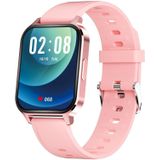Q18 1 7 inch TFT Kleurenscherm IP68 Waterproof Smart Watch  Support Call Reminder / Hartslagmeter / Bloedzuurstofverzadiging monitor (Rose Pink)