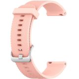 18mm Texture Siliconen Polsband Horloge Band voor Fossil Female Sport / Charter HR / Gen 4 Q Venture HR (Khaki)