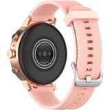 18mm Texture Siliconen Polsband Horloge Band voor Fossil Female Sport / Charter HR / Gen 4 Q Venture HR (Khaki)