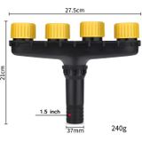 DKSSQ Tuinieren Watering Sprinkler Nozzle  Specificatie: 4 Hoofd met 1 5 inch-interface