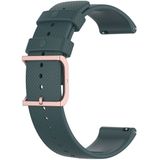 Voor Ticwatch Pro 2020 / Ticwatch? GTX 22mm Dot Texture polsband (Olijfgroen)