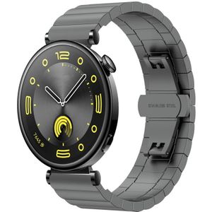 Voor Huawei Watch GT4 41 mm n kraal vlindergesp roestvrijstalen metalen horlogeband