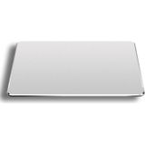 Aluminium legering Dubbelzijdige Non-slip Mat Desk Muismat  Grootte : M (Zilver)