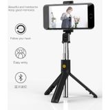 K07 Bluetooth 4 0 mobiele telefoon verstelbare Bluetooth Selfie stick zelfontspanner Pole statief (zwart)