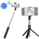 K07 Bluetooth 4 0 mobiele telefoon verstelbare Bluetooth Selfie stick zelfontspanner Pole statief (zwart)
