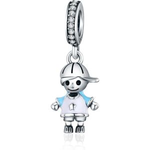 S925 Sterling Silver Perfect Life Clever Boy Beads DIY Bracelet Ketting Accessoires